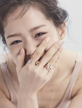 Load image into Gallery viewer, SURPRISE HEART EYE PAVE RING