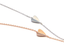 Load image into Gallery viewer, ELLEY PLAIN HEART CHAIN BRACELET