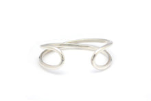 Load image into Gallery viewer, 'X' LINE PLAIN BANGLE