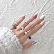 Load image into Gallery viewer, LOVE PAVED SCRIPT PINKY RING