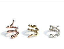 Load image into Gallery viewer, LEON DBL SPIRAL BUBBLE RING