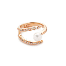 Load image into Gallery viewer, ESTELLE PEARL PAVE RING
