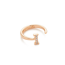 Load image into Gallery viewer, 'I' LETTER KNUCKLE OPEN RING