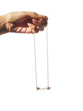 Load image into Gallery viewer, ELLEY HEART ARROW ALL PAVE NECKLACE