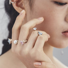 Load image into Gallery viewer, DOUBLE RAINDROP CROWN RING