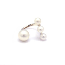 Load image into Gallery viewer, FOUR PEARL OPEN RING