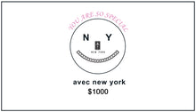 Load image into Gallery viewer, avec new york gift card
