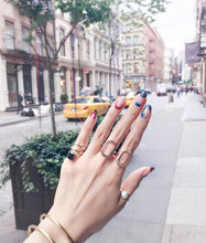 Load image into Gallery viewer, HEXAGON ALL PAVE NINE RING