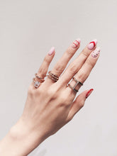 Load image into Gallery viewer, TRIO TWIST STONE SETTING RING