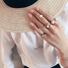 Load image into Gallery viewer, ESTELLE PEARL PAVE RING