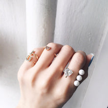 Load image into Gallery viewer, STELLA2 HEART STONE OPEN RING