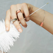 Load image into Gallery viewer, MAURICE BLOCK STONE RING