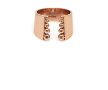 Load image into Gallery viewer, PIERRE BUBBLE OPEN WIDE BAND RING