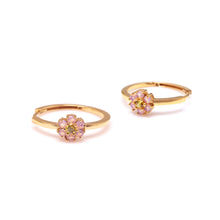 Load image into Gallery viewer, RICCO FLOWER HOOP EARRINGS