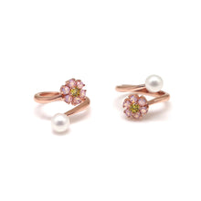 Load image into Gallery viewer, RICCO2 FLOWER PEARL KNUCKLE/PINKY RING