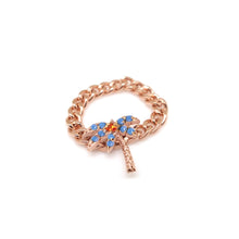 Load image into Gallery viewer, PALM TREE PAVE CHAIN RING