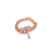 Load image into Gallery viewer, PALM TREE PAVE CHAIN RING