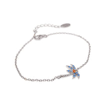 Load image into Gallery viewer, PALM TREE PAVE CHAIN BRACELET