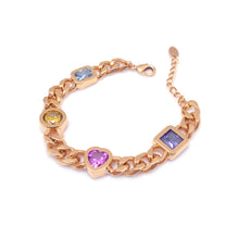 Load image into Gallery viewer, PEPE MULTI STONE CHAIN BRACELET