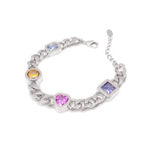 Load image into Gallery viewer, PEPE MULTI STONE CHAIN BRACELET