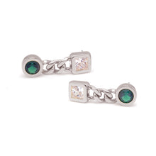 Load image into Gallery viewer, PEPE STONE CHAIN EARRING