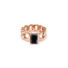 Load image into Gallery viewer, REMI 2 SQ STONE CHAIN RING