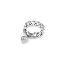 Load image into Gallery viewer, KISMET 2 HEART STONE CHAIN RING