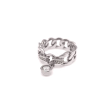 Load image into Gallery viewer, KISMET 1 ROUND STONE CHAIN RING