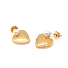 Load image into Gallery viewer, VALENTI 2 PEARL HEART EARRING