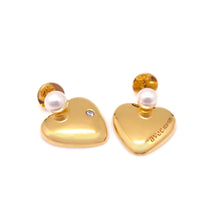 Load image into Gallery viewer, VALENTI 2 PEARL HEART EARRING