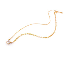 Load image into Gallery viewer, MANON SQ STONE CHAIN NECKLACE
