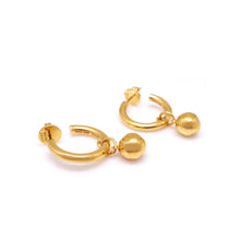 Load image into Gallery viewer, BEA BALL HOOP EARRING