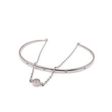Load image into Gallery viewer, EDGAR DBL CHAIN OPEN BANGLE