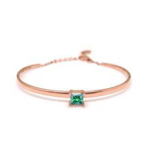 Load image into Gallery viewer, AUGUST SQ STONE BANGLE