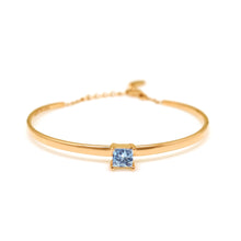 Load image into Gallery viewer, AUGUST SQ STONE BANGLE