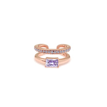 Load image into Gallery viewer, CARMINE SQ PAVED EAR CUFF