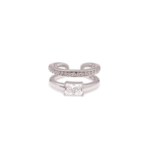 Load image into Gallery viewer, CARMINE SQ PAVED EAR CUFF