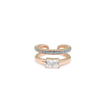 Load image into Gallery viewer, CARMINE SQ PAVED EAR CUFF