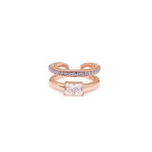 Load image into Gallery viewer, CARMINE SQ PAVED EAR CUFF