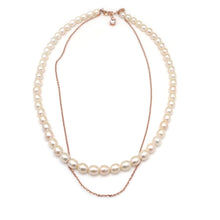 Load image into Gallery viewer, PHOEBE FRESHWATER PEARL CHAIN NECKLACE