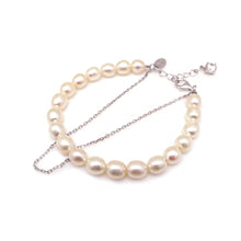 Load image into Gallery viewer, PHOEBE PEARL CHAIN BRACELET