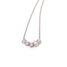 Load image into Gallery viewer, MADEMOISELLE PEARL STONE DAINTY NECKLACE
