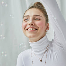 Load image into Gallery viewer, SMALL SMILE HEART EYED NECKLACE