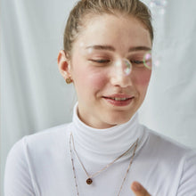 Load image into Gallery viewer, SMILE HEART EYED STUD EARRING