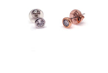 Load image into Gallery viewer, SIMPLE STONE STUD EARRINGS