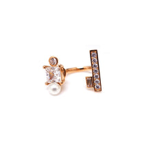 Load image into Gallery viewer, YVES PAVE BAR OPEN RING