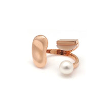 Load image into Gallery viewer, CLOUD HALF-MOON PEARL RING