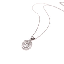 Load image into Gallery viewer, EDGAR OVAL STONE CHAIN NECKLACE