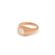 Load image into Gallery viewer, AUDREY GEMSTONE PINKY SIGNET RING
