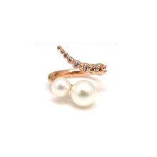 Load image into Gallery viewer, ALMA PEARL STONE CLUSTER RING